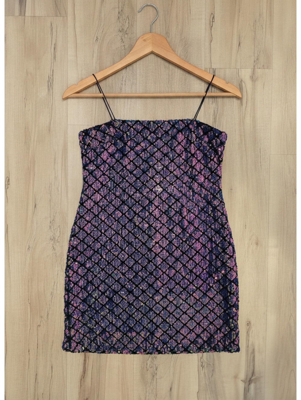 Topshop Sequin Strapless Mini Dress Size US 6